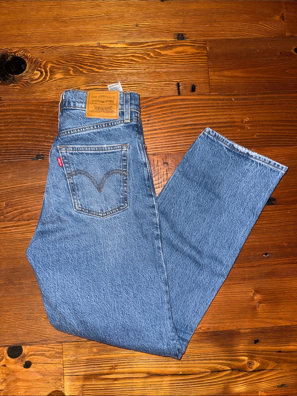 Levi’s Ribcage Ankle Straight Jeans 25 NWOT